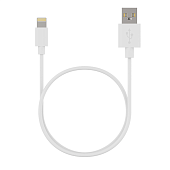 USB  2.0  AM/Lightning 1м Maxvi MC-03 white