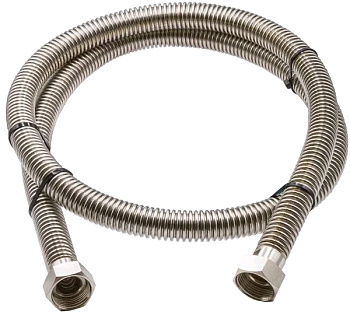 Аксессуары для подключения Подводка для газа 1/2 сильфонная 1,0 м г.г. — фото, цена, купить