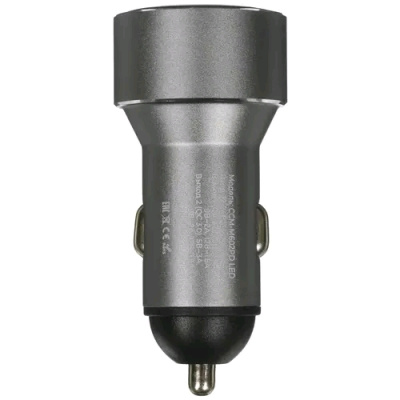 Адаптер для телефона Maxvi CCM-M602PD LED metallic silver 4076 от магазина Zakaz43