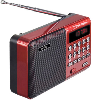 Радиоприемники Perfeo i90 Palm красный — фото, цена, купить