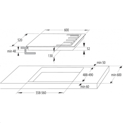 Варочные панели Gorenje GW641EBX GW641EBX от магазина Zakaz43