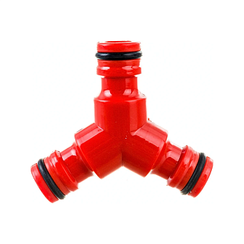 Оборудование для полива Соединитель тройной ЖУК под коннектор — фото, цена, купить