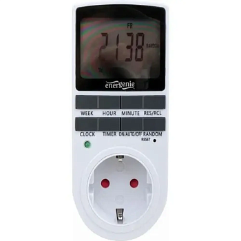 Умный дом Energenie EG-SST-01, LCD-дисплей 2,3'',белый таймер электрический — фото, цена, купить