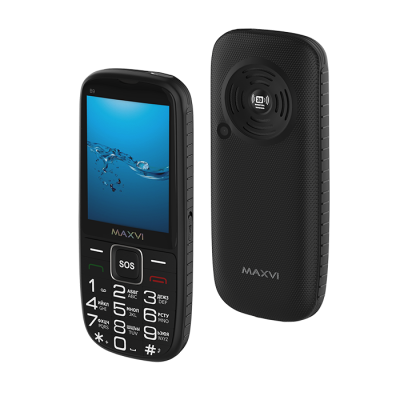 Сотовые телефоны Maxvi B9 black 3896 от магазина Zakaz43