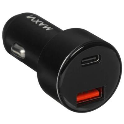 Адаптер для телефона Maxvi CCM-M602PD LED metallic black 4075 от магазина Zakaz43
