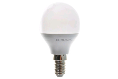 Лампочки Лампа светодиодная LL-E-G45-7W-230-2,7K-E14 (шар, 7Вт, тепл., Е14) Eurolux 76/2/5  от магазина Zakaz43