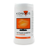 Чистящее средство Konoos KBF-100ECO ДЛЯ ЭКРАНОВ В БАНКЕ 100 ШТ. — фото, цена, купить