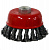 Кордщетка для МШУ Redverg чашеобразная витая 75мм М14(830151) Оснастка для электроинструмента