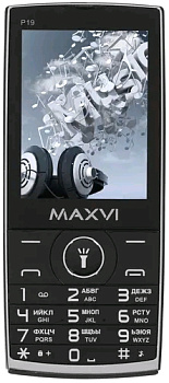 Сотовые телефоны Maxvi P19 black — фото, цена, купить
