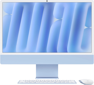 Моноблоки Apple iMac A3137 24" 4.5K M4 10 core (4) 16Gb SSD512Gb 10 core GPU macOS WiFi BT 143W кл (MWV33ZP/A) MWV33ZP/A от магазина Zakaz43