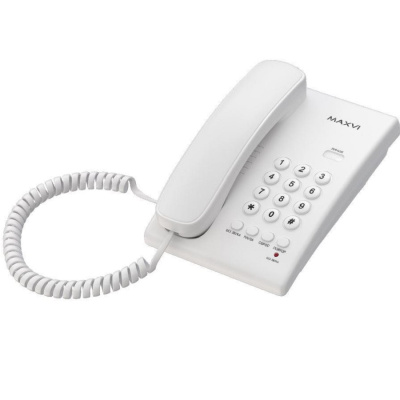 Телефоны проводные Maxvi CS-02 white 00000005564 от магазина Zakaz43