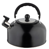 Чайники для плиты Чайник со свистком Casual 2.7л нержавеющая сталь черный — фото, цена, купить