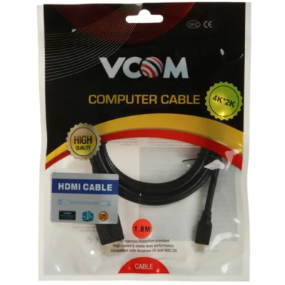 Видеокабели и переходники HDMI- HDMI MICRO 1.8М (19PIN TO 19PIN) VER1.4 BL-HDMI-micro-1.8 от магазина Zakaz43