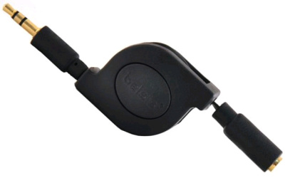 Видеокабели и переходники Аудиокабель (3.5mm Jack M - 3.5mm Jack F) 0.75м рулетка Belsis BGL1180 BGL1180 от магазина Zakaz43