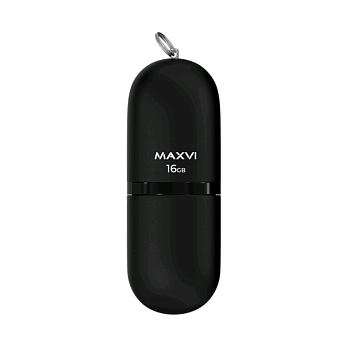 Флэш память USB 16GB Maxvi SF black (FD16GBUSB20C10SF) — фото, цена, купить