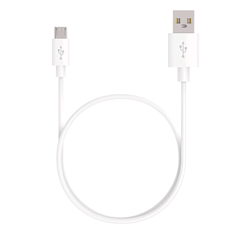 USB  2.0  AM/Micro 1м Maxvi MC-01 UP white