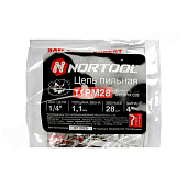 Цепи Цепь пильная 28зв. 1/4 1,1мм 4'' "11PM28" (Nortool) — фото, цена, купить