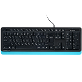 Клавиатуры A4Tech FSTYLER FK10 ЧЕРНЫЙ/СИНИЙ USB FK10 BLUE — фото, цена, купить