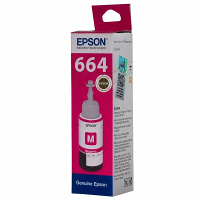 Чернила Epson Original T6643 C13T664398 Magenta для L100 70ml C13T664398 от магазина Zakaz43