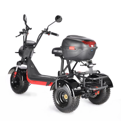 Электротрицикл White Siberia Trike Mini Black 1500W  от магазина Zakaz43