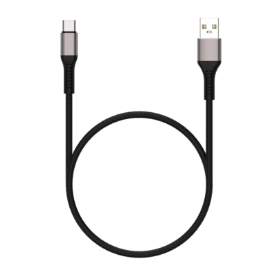 Кабель USB USB  2.0  AM/TypeC 1м Maxvi MC-21T black-grey 00000005082 от магазина Zakaz43