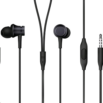Наушники Xiaomi Mi In-Ear Headphones Basic Black — фото, цена, купить