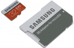micro SDHC 32Gb Class10 Samsung MB-MC32GA/RU EVO PLUS + adapter Флеш карта