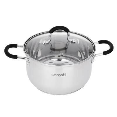 Кастрюли Satoshi Альбер 822-213 2,5л, со стекл. крышкой, индукция 822-213 от магазина Zakaz43