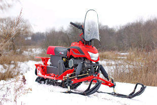 Снегоход красный "DINGO T200 2022" (IRBIS) Снегоход