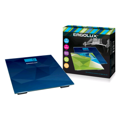 Весы напольные Ergolux ELX-SB03-C45 синий  ELX-SB03-C45 от магазина Zakaz43