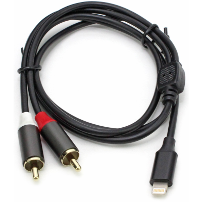 Видеокабели и переходники Аудиокабель (Lightning - 2xRCA M) 1м Belsis BW1622 BW1622 от магазина Zakaz43