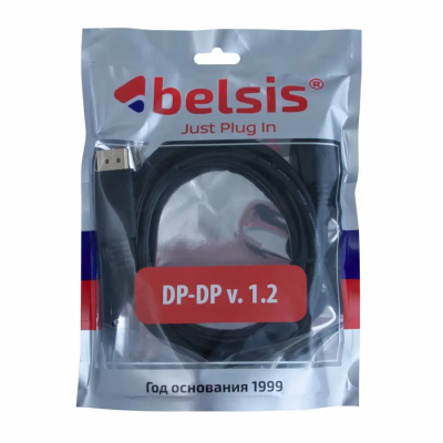 Видеокабели и переходники DisplayPort - DisplayPort 1080p 1.8м черный Belsis BW8809 BW8809 от магазина Zakaz43