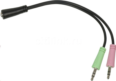Видеокабели и переходники Переходник (3.5MM JACK F - 2X3.5MM JACK M) 0.1М Hama H-54572 00054572 от магазина Zakaz43