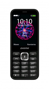Digma Linx C281 32Mb черный Телефон мобильный