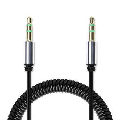 Видеокабели и переходники Аудиокабель (3.5mm Jack M - 3.5mm Jack M) 1.8м витой Jet.A JA-AC03 Black JA-AC03 1.8m Black от магазина Zakaz43