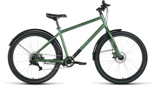27,5 FORWARD SPIKE 27,5 D (27,5" 8 ск. рост. 18") 2023, зеленый/черный, IB3F78134XGNXBK велосипед