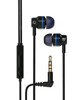 Наушники Maxvi MHF-04 black-blue — фото, цена, купить