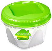 Контейнер пластмассовый  0,45л с закручивающейся крышкой Тондо С284