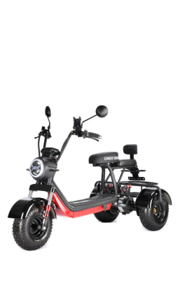Электротрицикл White Siberia Trike Mini Red 1500W  от магазина Zakaz43