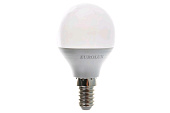 Лампочки Лампа светодиодная LL-E-G45-7W-230-2,7K-E14 (шар, 7Вт, тепл., Е14) Eurolux 76/2/5 — фото, цена, купить