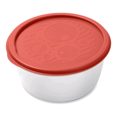 Посуда для микроволновки Контейнер пл. 1,4л круглый низкий многофункциональный №4 С257 С257 от магазина Zakaz43