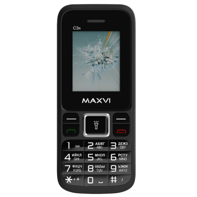 Сотовые телефоны Maxvi C3n black 3917 от магазина Zakaz43