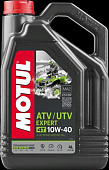 MOTUL ATV-UTV Expert 4T 10W40 Масло моторное п/с. 1л (арт.105938) Масла, присадки