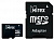 micro SDHC 16Gb Class4 MIREX + adapter Флеш карта