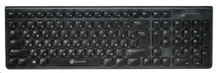Oklick 880S черный USB беспроводная slim Multimedia Клавиатура