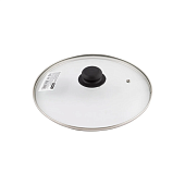 Крышки Mallony 987018 26см, стекло/металл/пластик, метал.обод, паровыпуск — фото, цена, купить