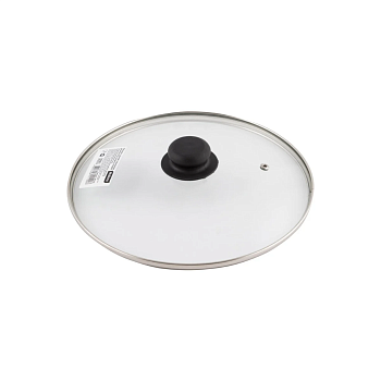 Крышки Mallony 987018 26см, стекло/металл/пластик, метал.обод, паровыпуск — фото, цена, купить