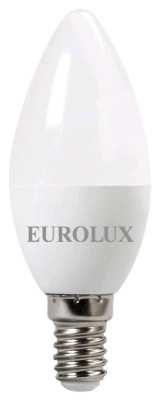 Лампочки Лампа светодиодная LL-E-C37-7W-230-4K-E14 (свеча, 7Вт, нейтр., Е14) Eurolux 76/2/8  от магазина Zakaz43