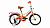 16 FORWARD AZURE 16 (1ск.) 2020-2021, бежевый/красный велосипед