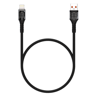 Кабель USB USB  2.0  AM/Lightning 1м Maxvi MC-33L black 5086 от магазина Zakaz43